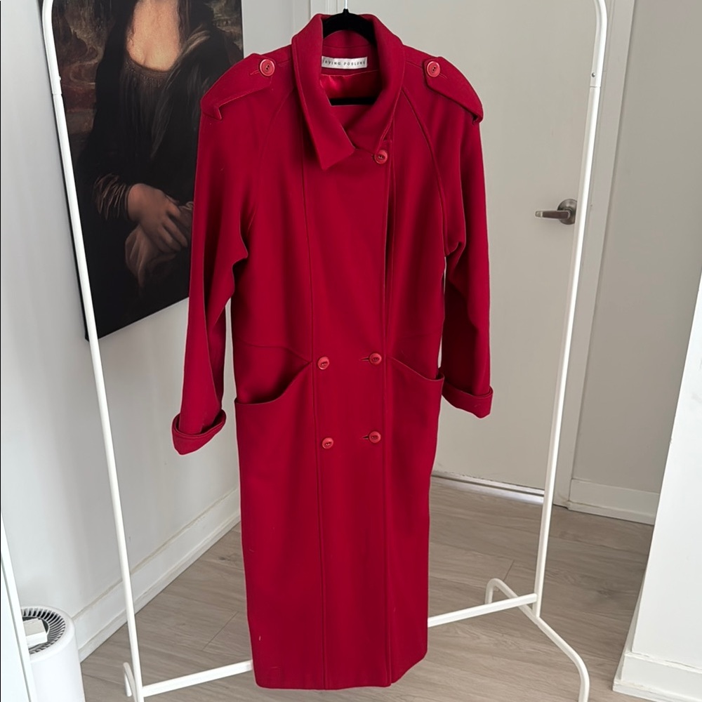 Vintage Irving Posluns Red Coat